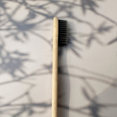 Bamboo Toothbrush with Ultra Soft Bristles- Charcoal Infused