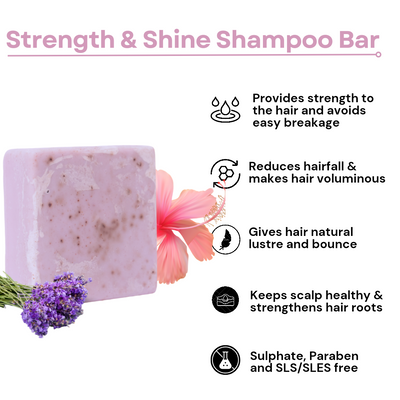 Strength and Shine Shampoo bar (70gm)