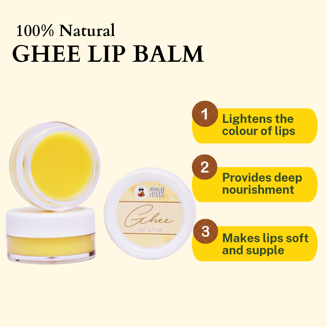 100% Natural Ghee Lip Balm (6gm)
